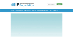 Desktop Screenshot of int-imm-foundation.com